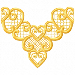 Flowers And Tree Embroidery Design 3